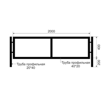 Газонные ограждения из черного металла ОГ-1