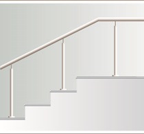 Перила из нержавеющей стали  НП-15 от 2250 руб.